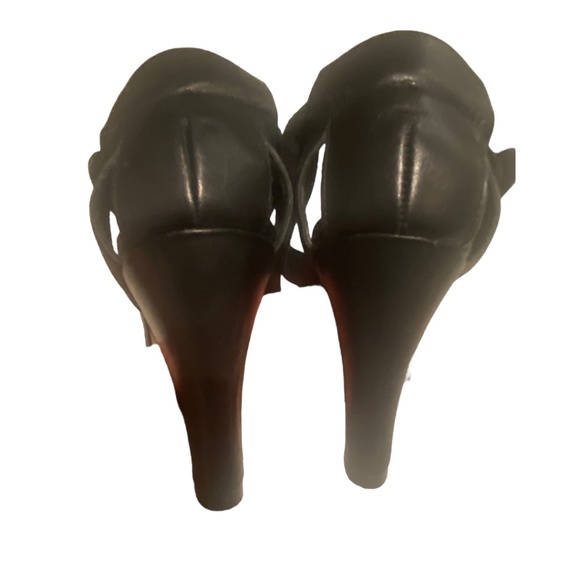 Seychelles retro style black leather heels. Sz 8.5 - Picture 16 of 16
